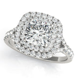 Cushion Halo Engagement Ring (50952-E-7)