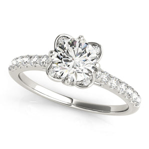 Round Engagement Ring