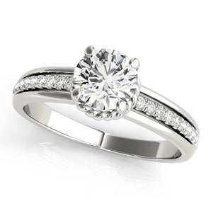Round Engagement Ring