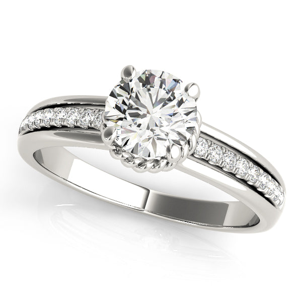 Round Engagement Ring