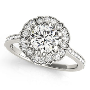Round Engagement Ring