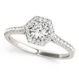 Round Engagement Ring