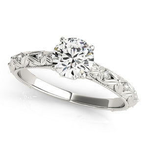 Round Engagement Ring