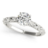 Round Engagement Ring