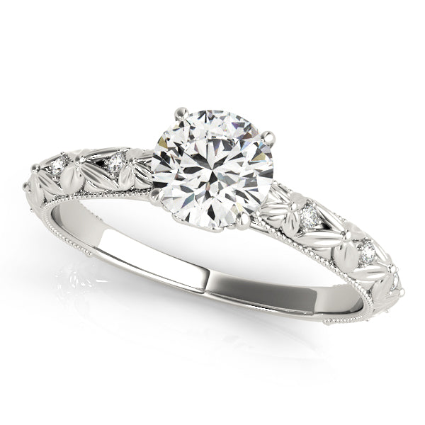 Round Engagement Ring