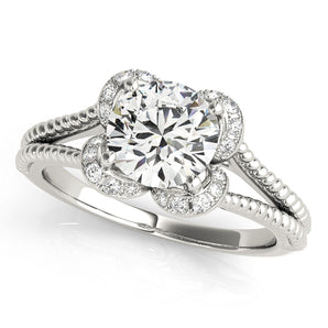 Round Engagement Ring