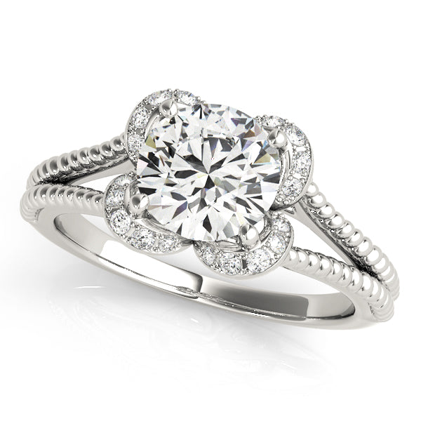 Round Engagement Ring