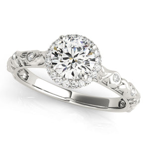 Round Engagement Ring