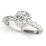 Round Engagement Ring