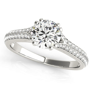 Round Engagement Ring