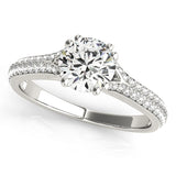 Round Engagement Ring