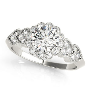 Round Engagement Ring