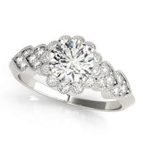 Round Engagement Ring