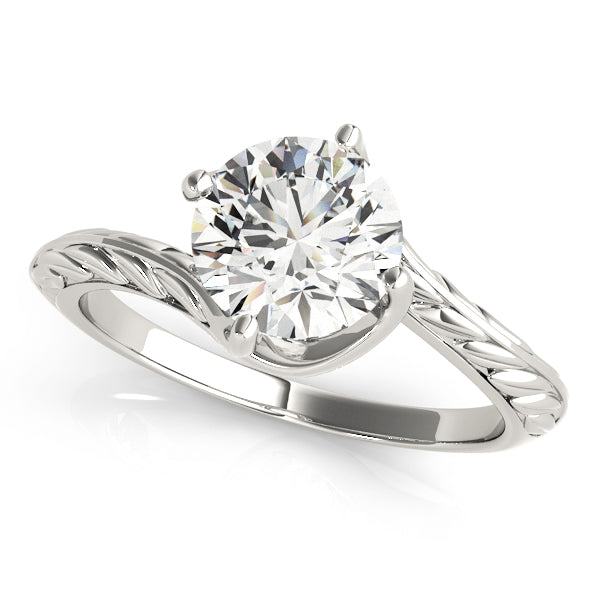 Round Engagement Ring