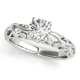 Round Engagement Ring