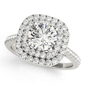 Round Engagement Ring