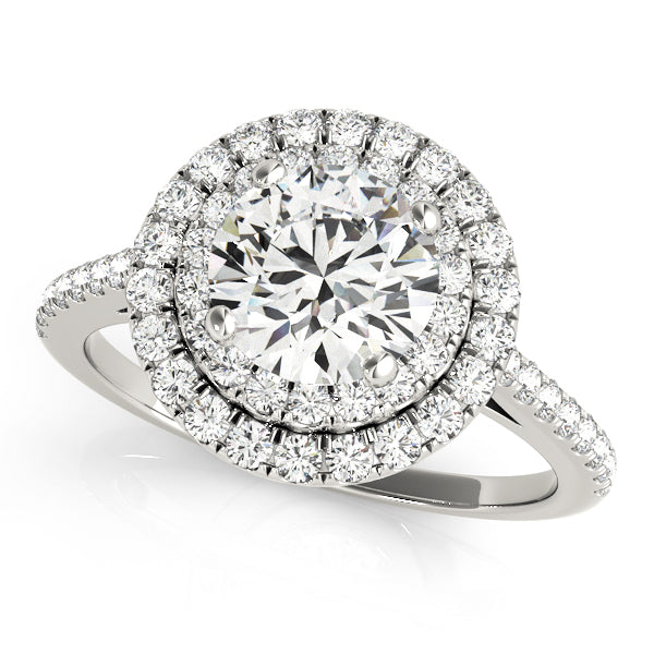 Round Engagement Ring