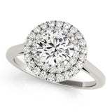 Round Engagement Ring