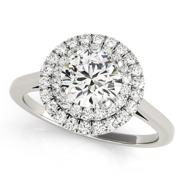 Round Engagement Ring