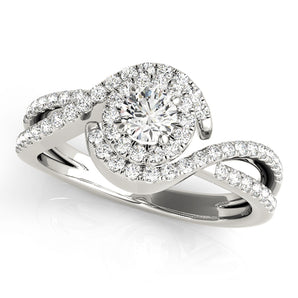 Round Engagement Ring