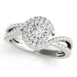 Round Engagement Ring