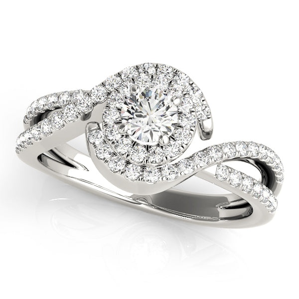 Round Engagement Ring