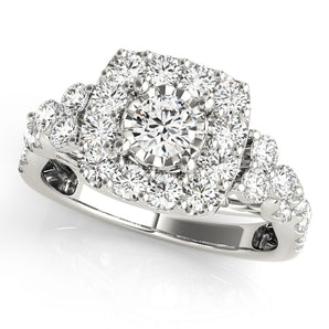 Round Engagement Ring