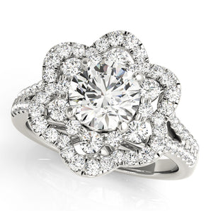 Round Engagement Ring