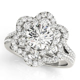 Round Engagement Ring