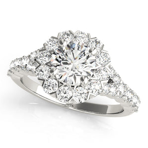 Round Engagement Ring
