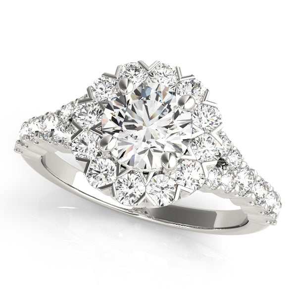 Round Engagement Ring