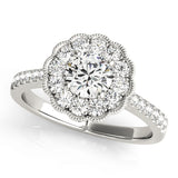 Round Engagement Ring