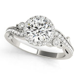 Round Antique Engagement Ring