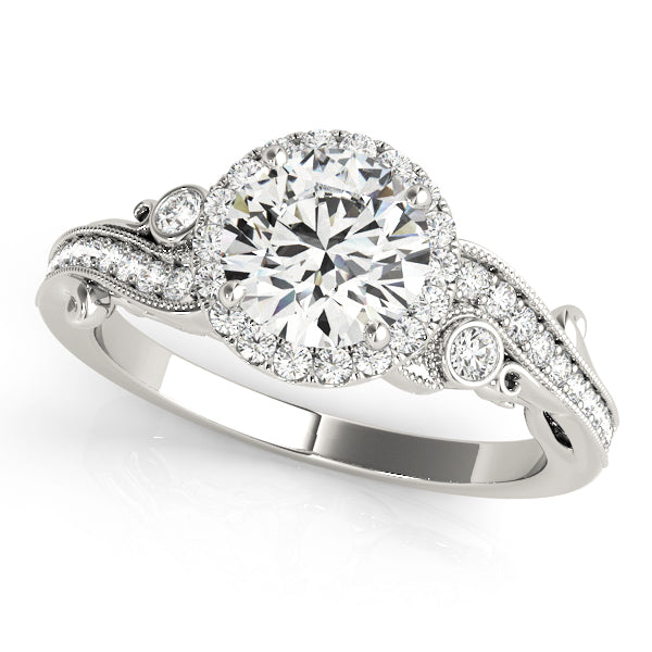 Round Antique Engagement Ring