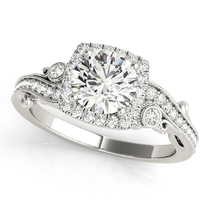 Round Antique Engagement Ring