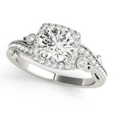 Round Antique Engagement Ring