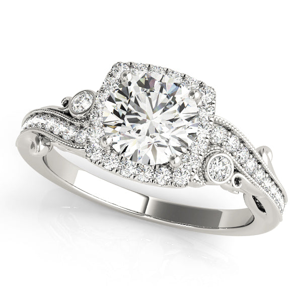 Round Antique Engagement Ring
