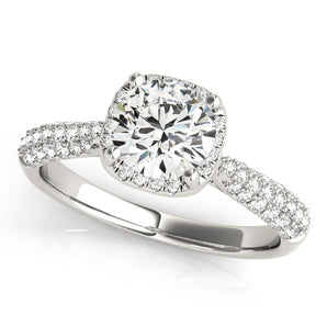 Round Multirow Engagement Ring