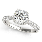 Round Multirow Engagement Ring