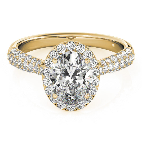 Multirow Engagement Ring (51011-E)