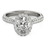 Multirow Engagement Ring (51011-E)