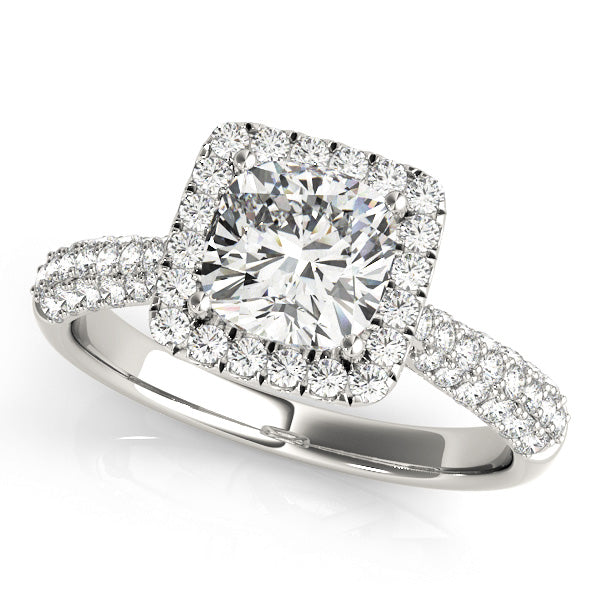 Multirow Engagement Ring (51013-E-5.5)