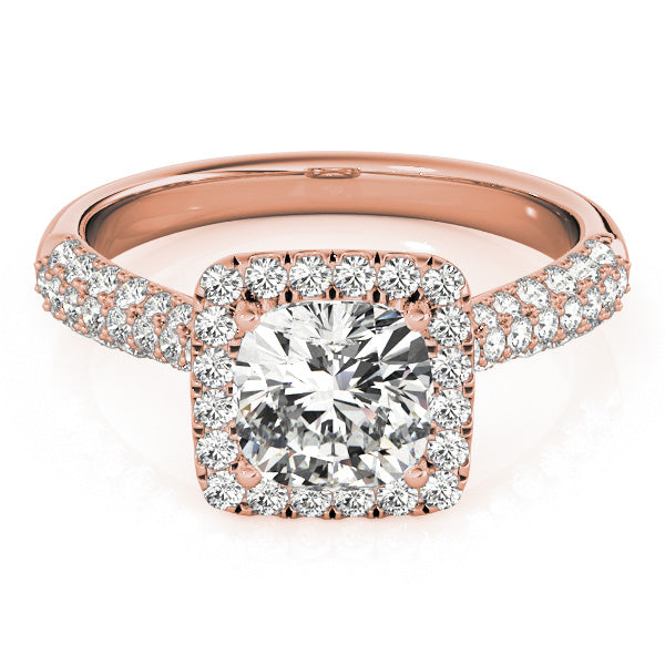 Multirow Engagement Ring (51013-E-5.5)