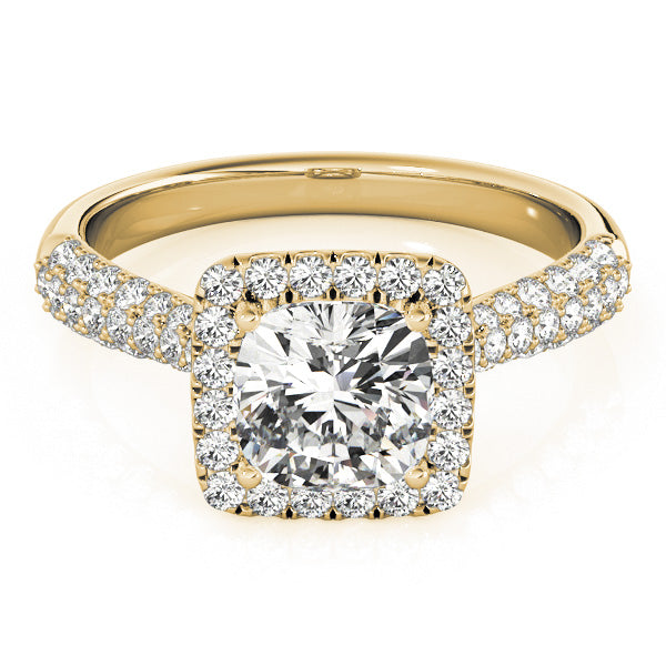 Multirow Engagement Ring (51013-E-6.5)