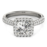 Multirow Engagement Ring (51013-E-5.5)