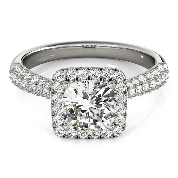 Multirow Engagement Ring (51013-E-7.5)
