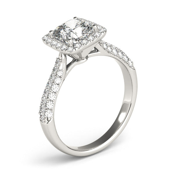 Multirow Engagement Ring (51013-E-5.5)