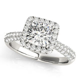 Multirow Engagement Ring (51013-E-6.5)