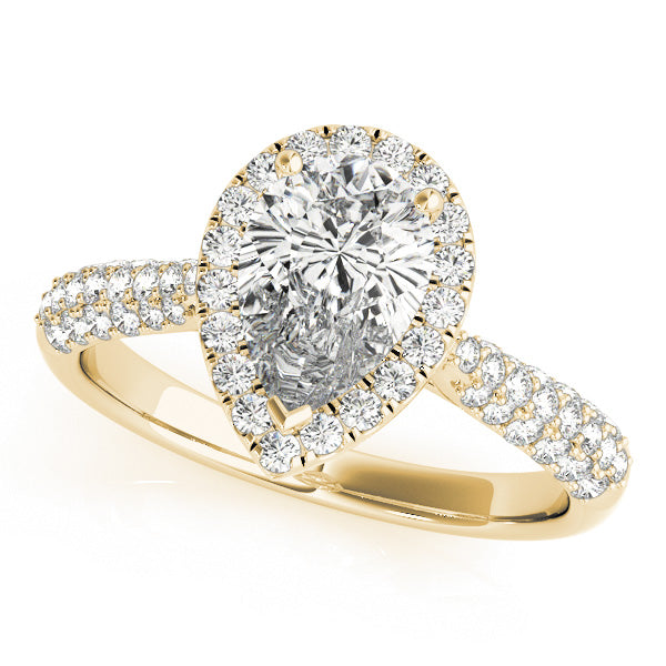 Multirow Engagement Ring (51014-E)