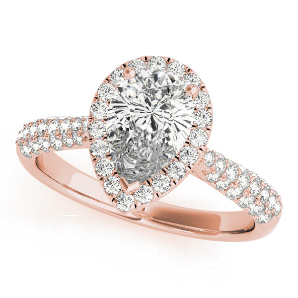 Multirow Engagement Ring (51014-E)